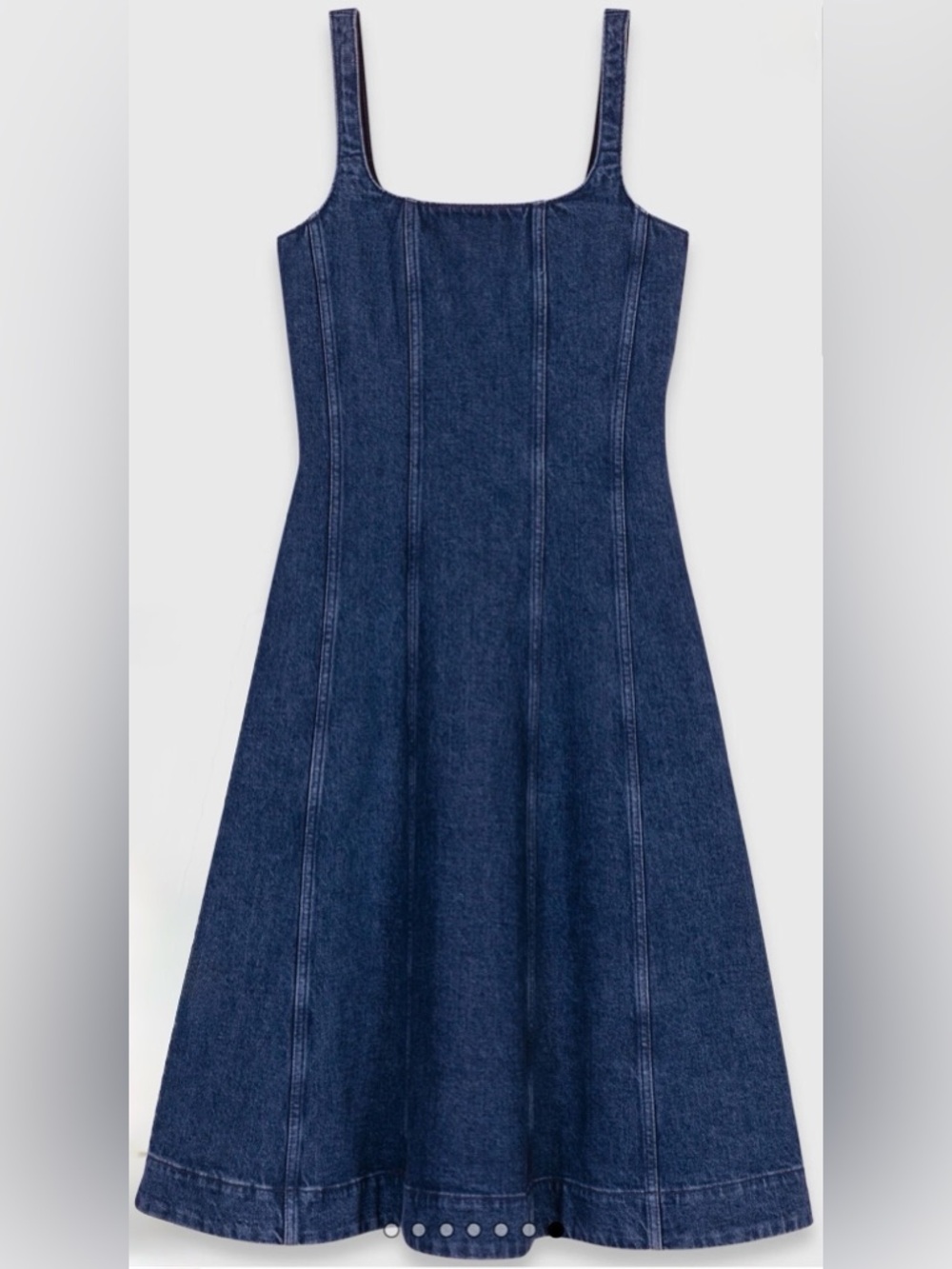 NWT maje midi denim dress size xs
